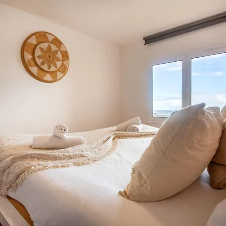 Vistas Al Mar, 1 Min De La Playa, Terraza Y Relax شقة Fasnia