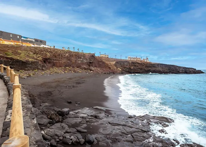 Vistas Al Mar, 1 Min De La Playa, Terraza Y Relax * Fasnia