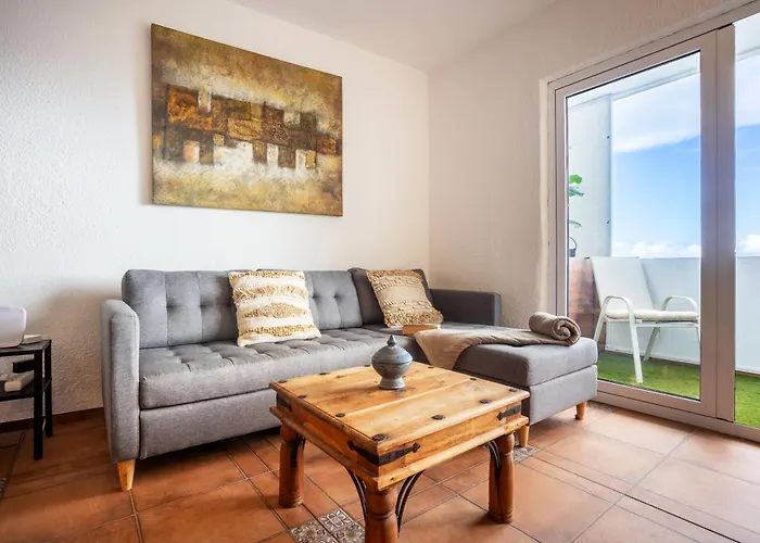 Vistas Al Mar, 1 Min De La Playa, Terraza Y Relax Fasnia