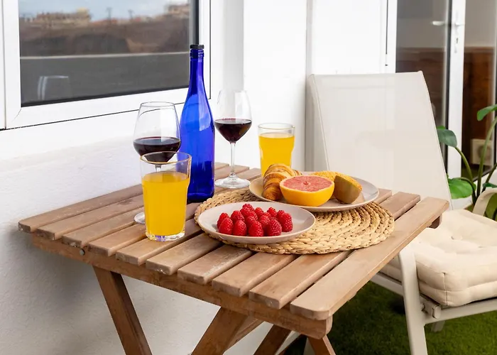 Vistas Al Mar, 1 Min De La Playa, Terraza Y Relax Appartement Fasnia