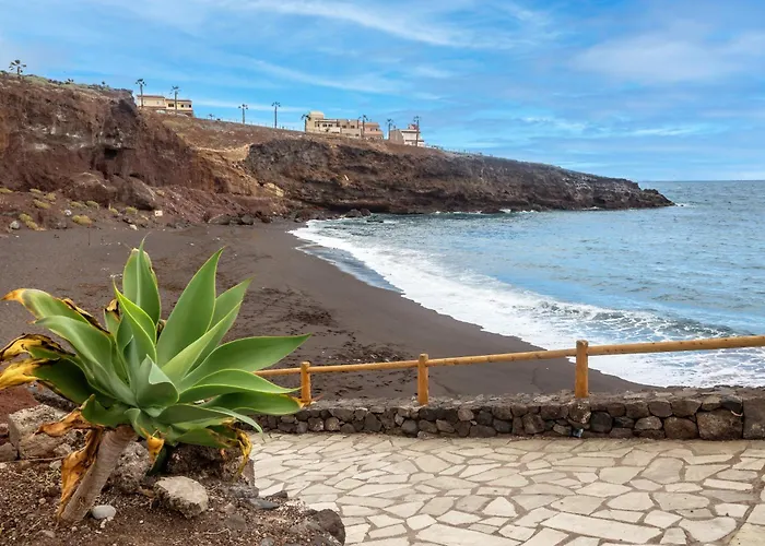 아파트 Vistas Al Mar, 1 Min De La Playa, Terraza Y Relax Fasnia